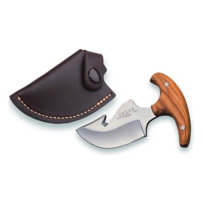 Coltello scuoiatore con manico olivo - SAG NATURE