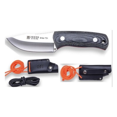 Coltello bushcraft erizo TS1 per collo e cintura - SAG NATURE