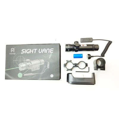 Laser scope LJM verde con attacco canna fucile, attacco per slitta e controllo remoto - SAG NATURE
