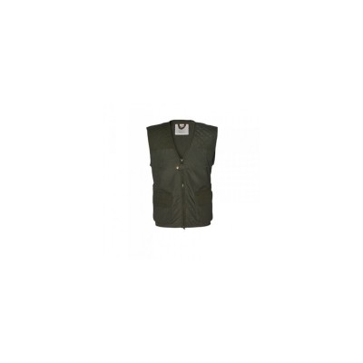 Gilet in leggero canvas con riporti - BLUCITY