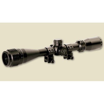 CENTERPOINT RIFLE SCOPE 4-16x40 MIL DOT DOUBLE ILL. 1 "with RINGS (CPA416AORG2) - CROSMAN