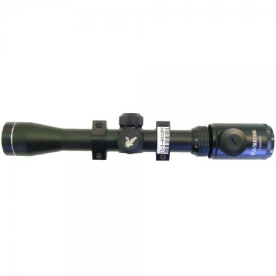 OPTICS 3-9x32 ILLUMINATED RETICLE with RINGS for WEAVER BASES - JS TACTICAL