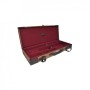 Wooden gun case in canvas and leather - MAREMMANO