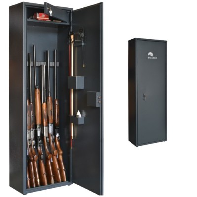 Certified armored cabinet for long weapons with electronic lock - GRIFFON