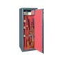 Armored cabinet certified for 24 rifles or 12 rifles + shelves - GRIFFON