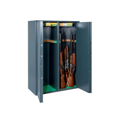 Certified armored cabinet for long weapons (without optics) with double door - GRIFFON