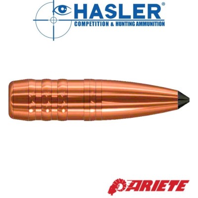 HUNTING ARIETE Bullet - Caliber 7 (.284) of 125 grn Ballistic Coefficient 0,380 - Pack of 50 Pieces - HASLER HUNTING