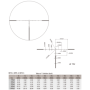 March 10x-60x52mm Second Focal Plane Reticle Rifle Scope with MTR-4 Reticle - MARCH