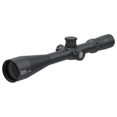 March 10x-60x52mm Second Focal Plane Reticle Rifle Scope with MTR-3 Reticle - MARCH