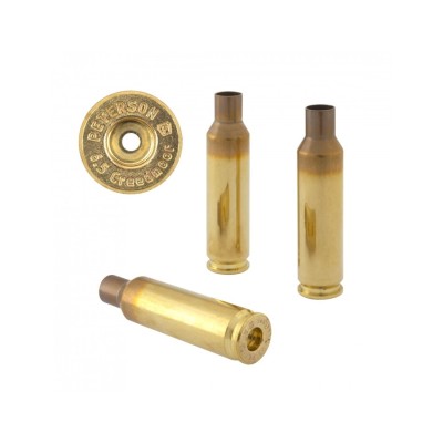 UNPRIMED Brass Cases for 6.5 CREEDMOOR FAT NECK 50-Piece Pack - PETERSON CARTRIDGE