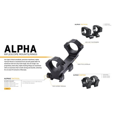 Alpha Steel Rings 30mm Medium Weav - SIG SAUER