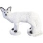 Standing White Fox 3d Silhouette - SRT