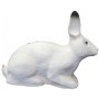 Silueta 3d de conejo blanco - SRT