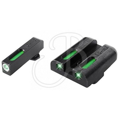 Juego de miras Tfx Tritium+Green Fiber Sauer9 - TRUGLO