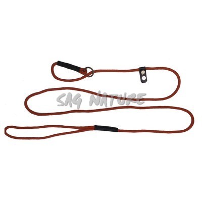 Orange leash - Thickness 5mm - Length 1.35m - SAG NATURE