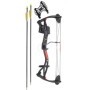 Bow Cb Buster Set 17-26' 15-30 Lbs Black Right Hand - FIREFOX