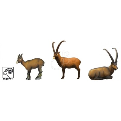 Set 3D Silhouettes Ibex - SRT