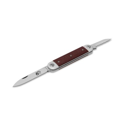 Knife 60°, Aisi 420, Red Micarta Handle 99,00 - MASERIN