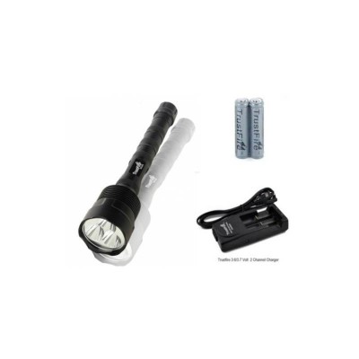 kit torcia Trustfire T6 LED 3800 Lumens - UOMINI DEI BOSCHI